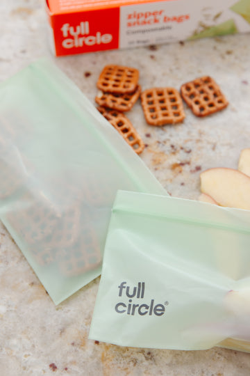 Compostable Zipper Snack Bags