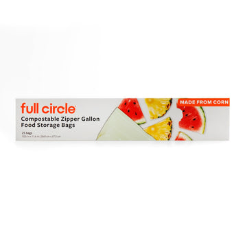 Compostable Zipper Gallon Bags