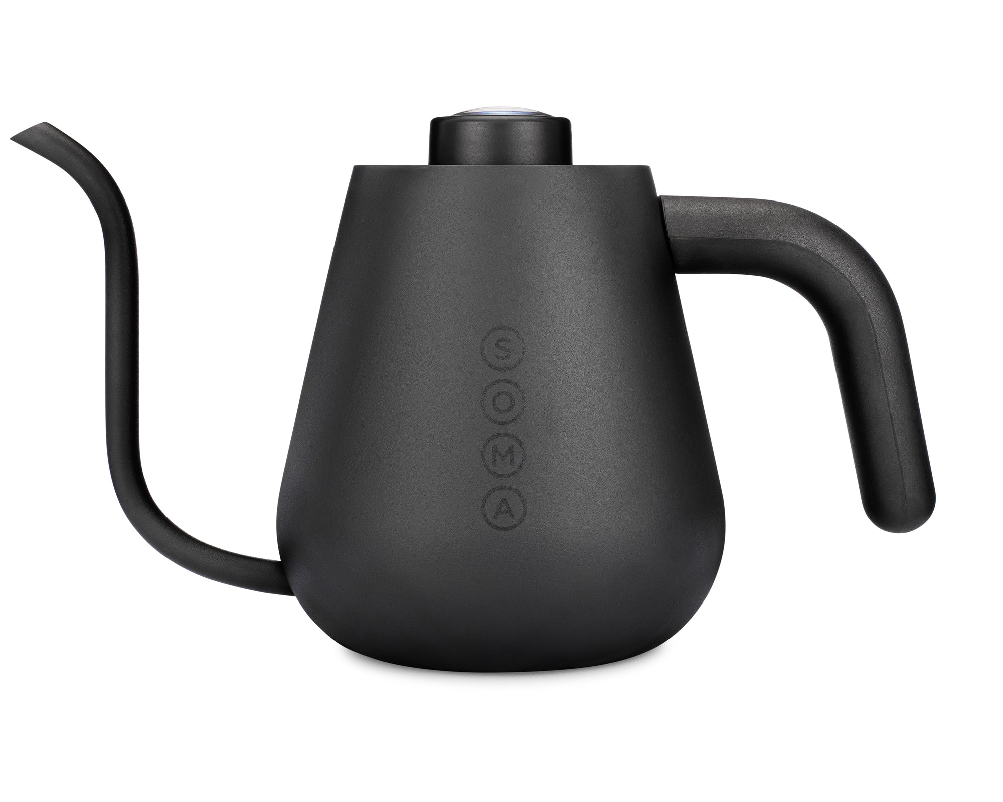 1.2 Liter Stainless Steel Gooseneck kettle with Thermometer and Rubber  Handle