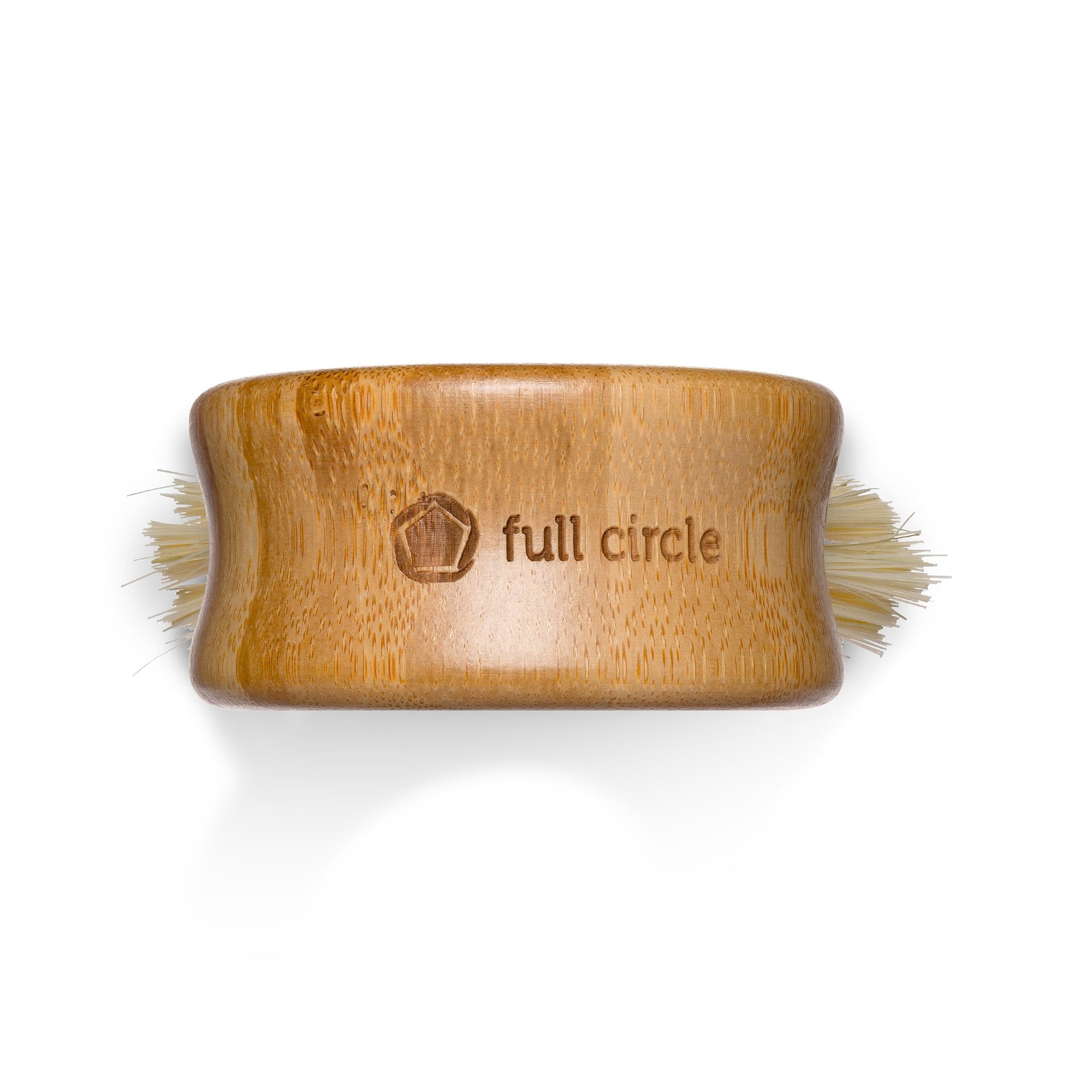 Full Circle The Ring Fruit and Vegetable 2 in 1 Fruit & Vegetable Cleaning Brush, Small (Pack of 1), Brown