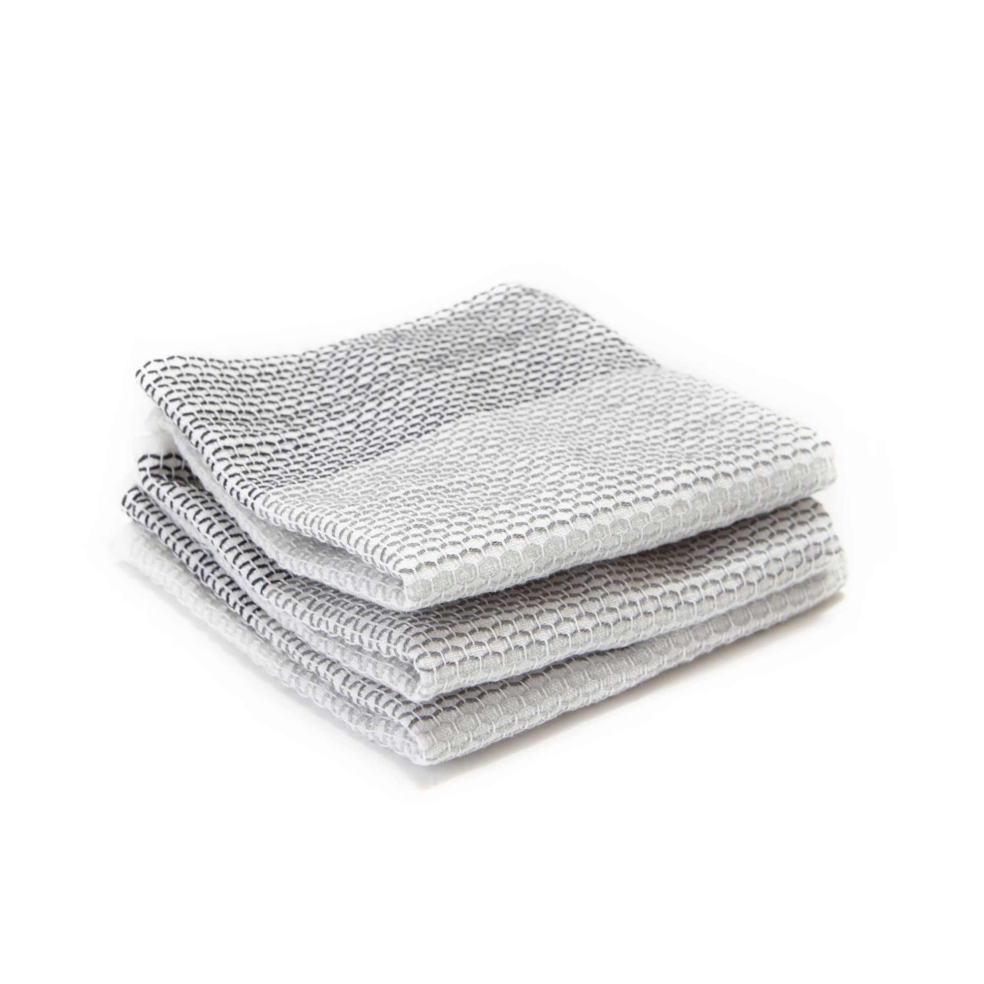 Cotton Dish Towels Kitchen Dish Cloths Set of 3 Linen 