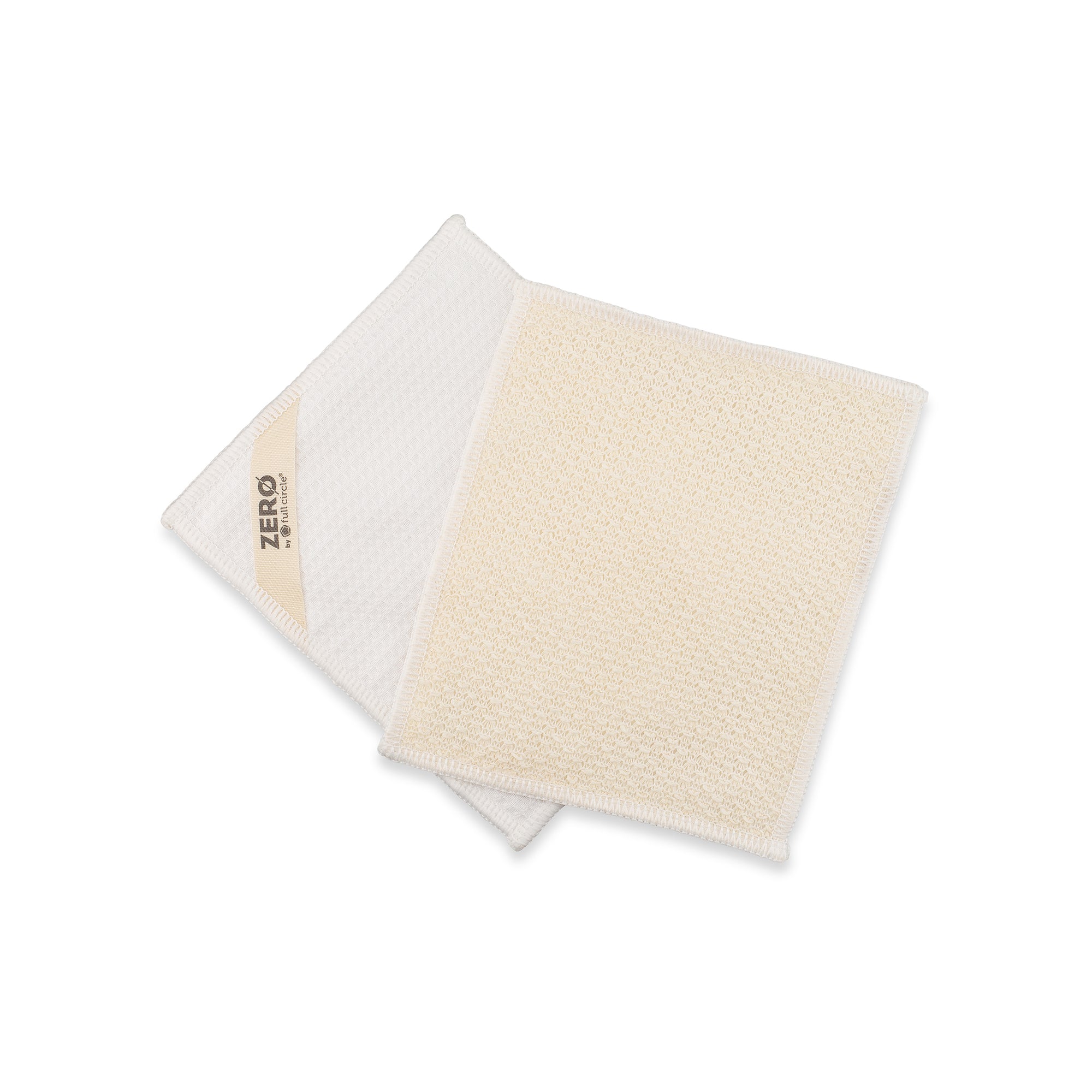 ZERO WASTE full set, Linen washcloth, Linen reusable sponge