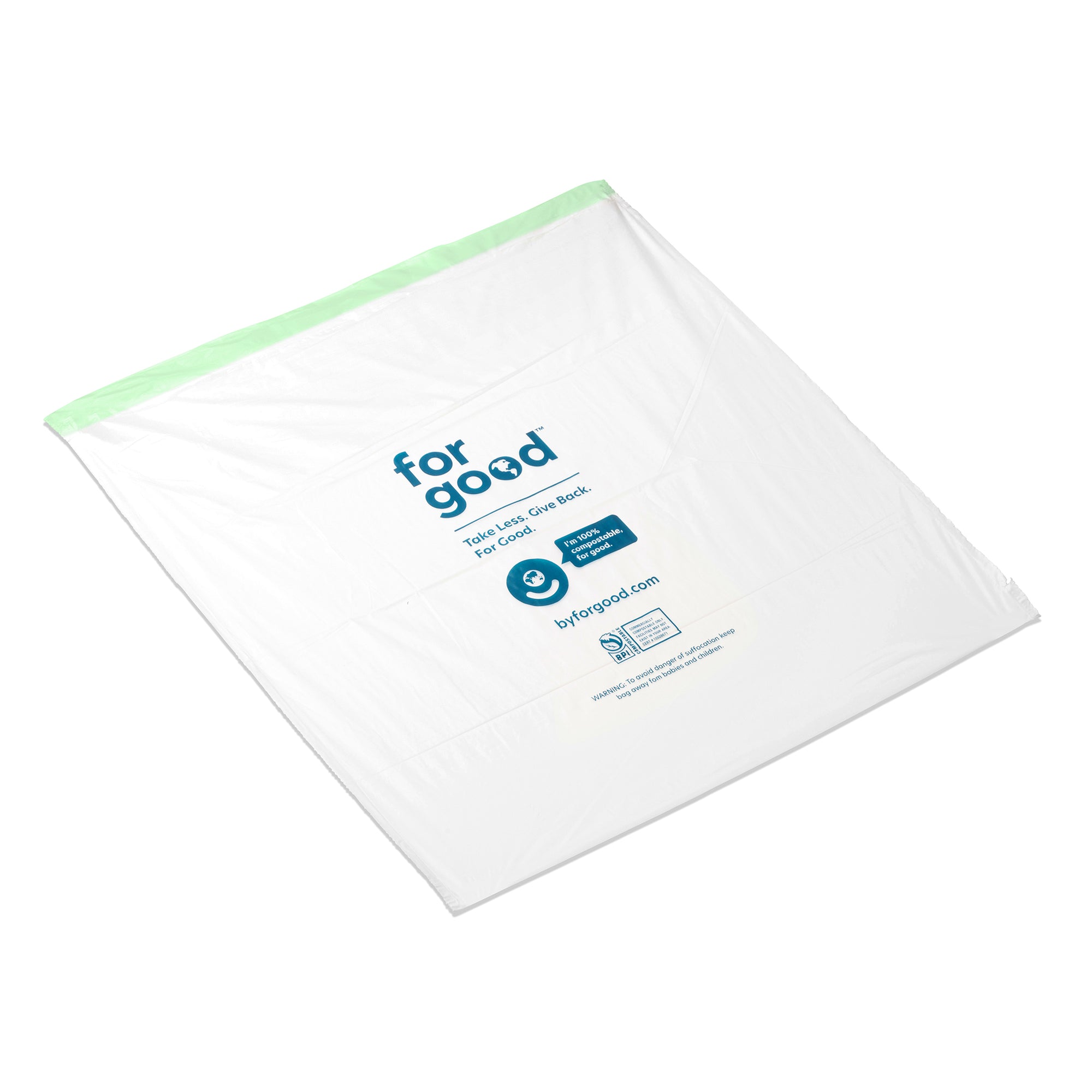 For Good Compostable Gallon Zipper Bags - Box of 15 – Full Circle Home