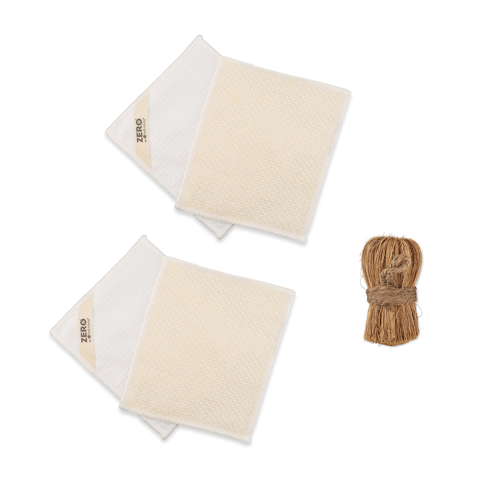 Zero by Full Circle Organic Cotton Dish Cloths Set of 3 – Full