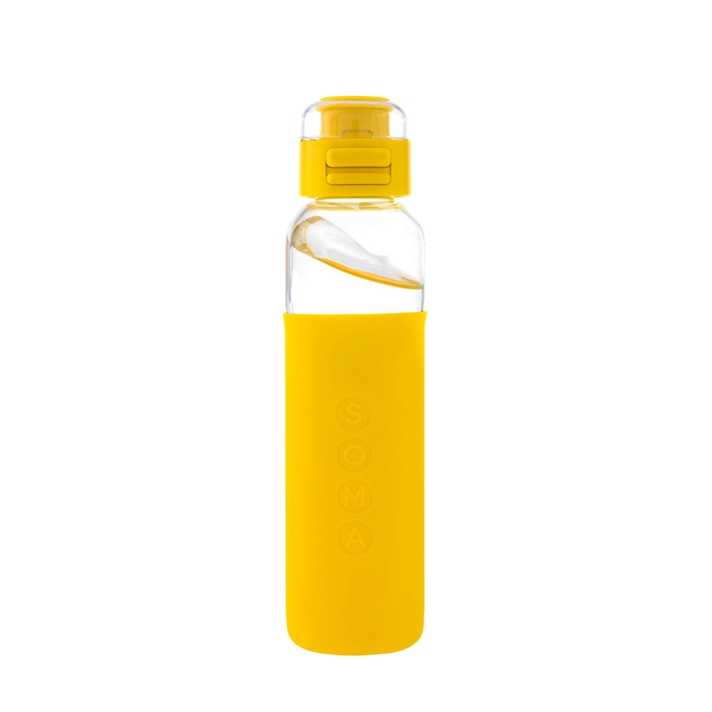 Soma 17oz Glass & Silicone Water Bottle – Full Circle Home