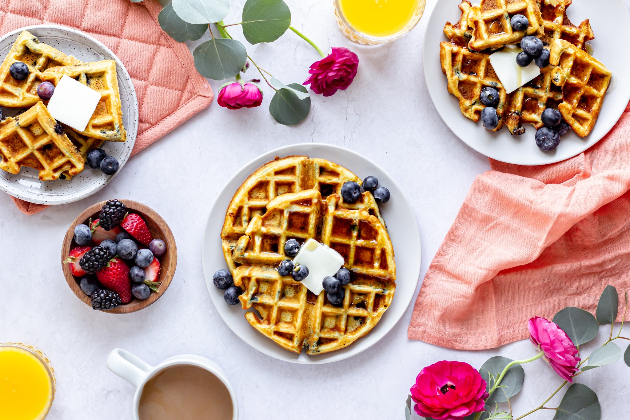 Blueberry Waffles – Full Circle Home