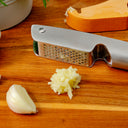 The No Mess Garlic Press