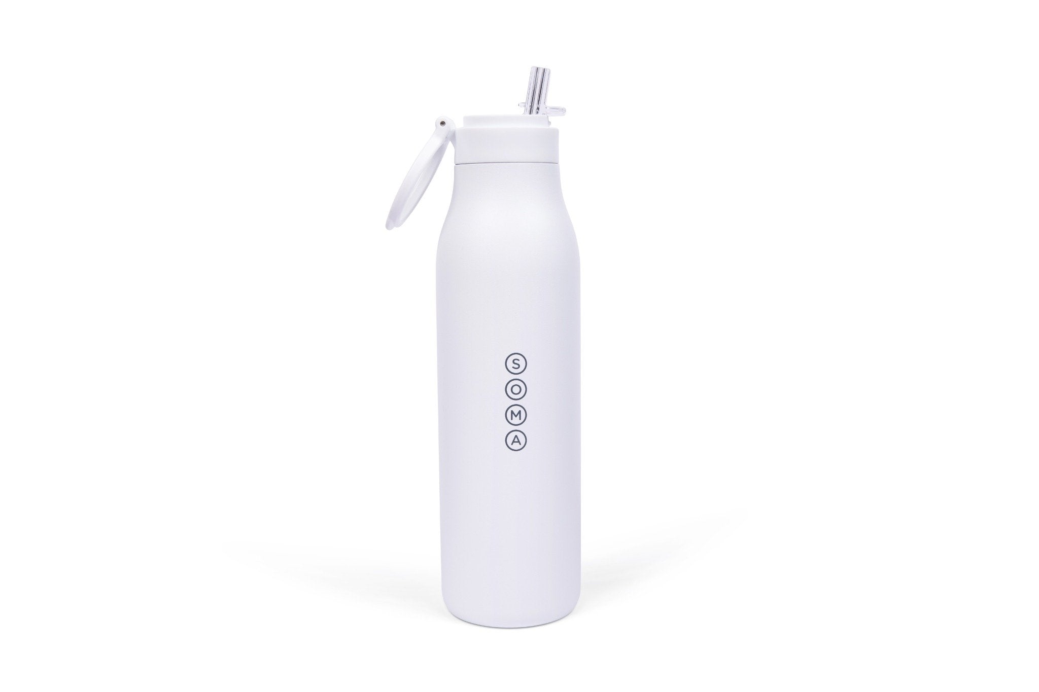 3-Piece Stainless Steel Bottle and Brush Set