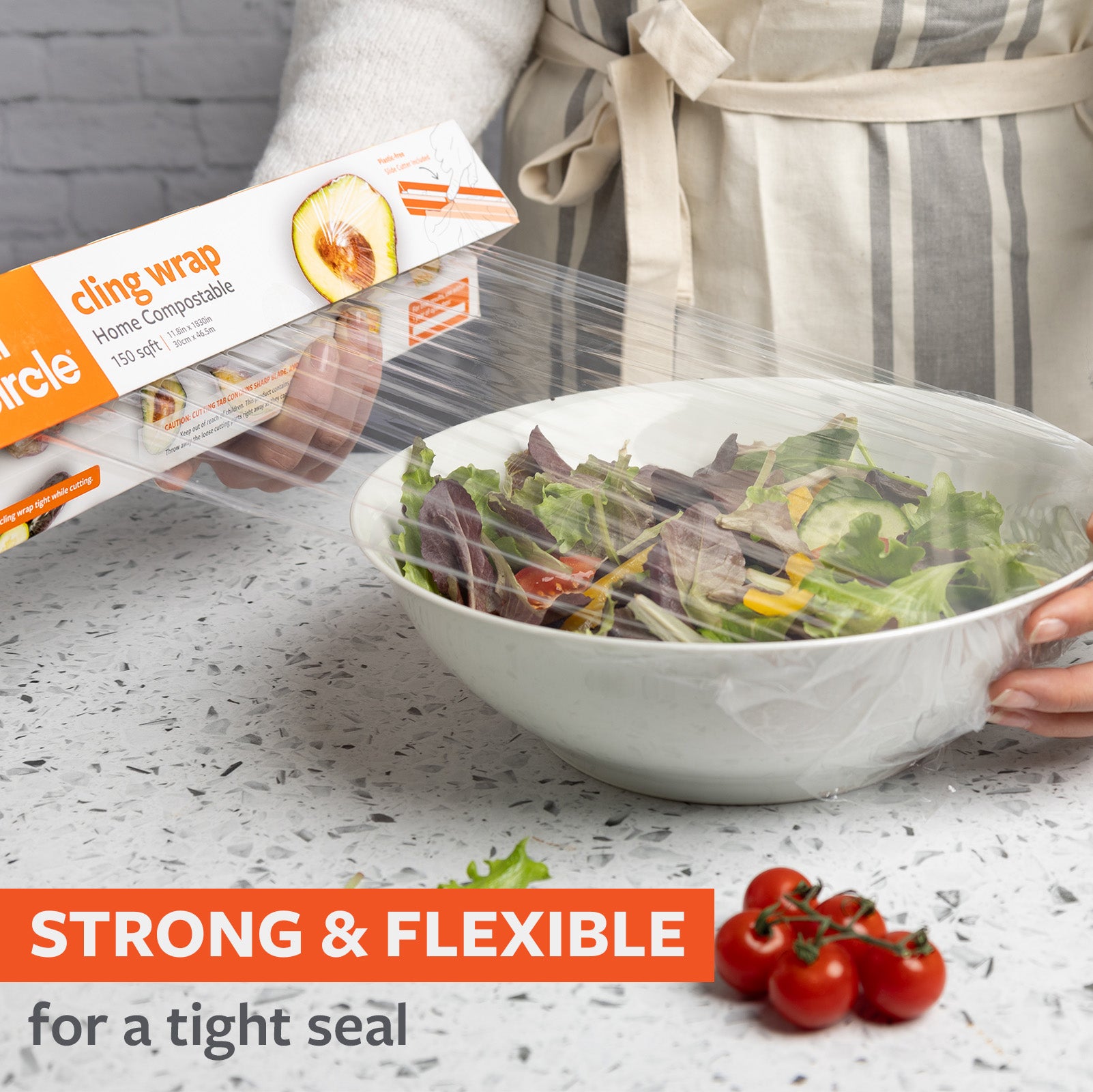 plant based plastic wrap Full Circle Compostable Cling Wrap