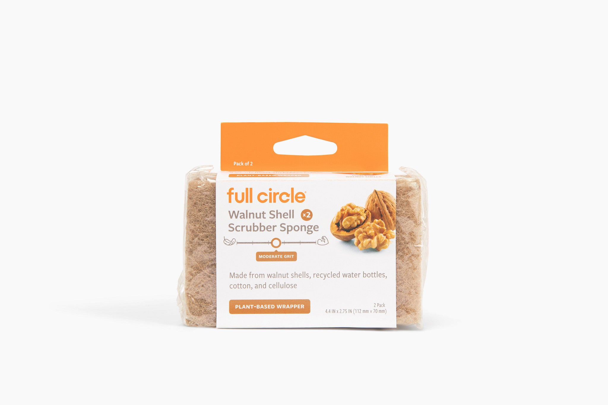 Walnut Shell Scrubber Sponge