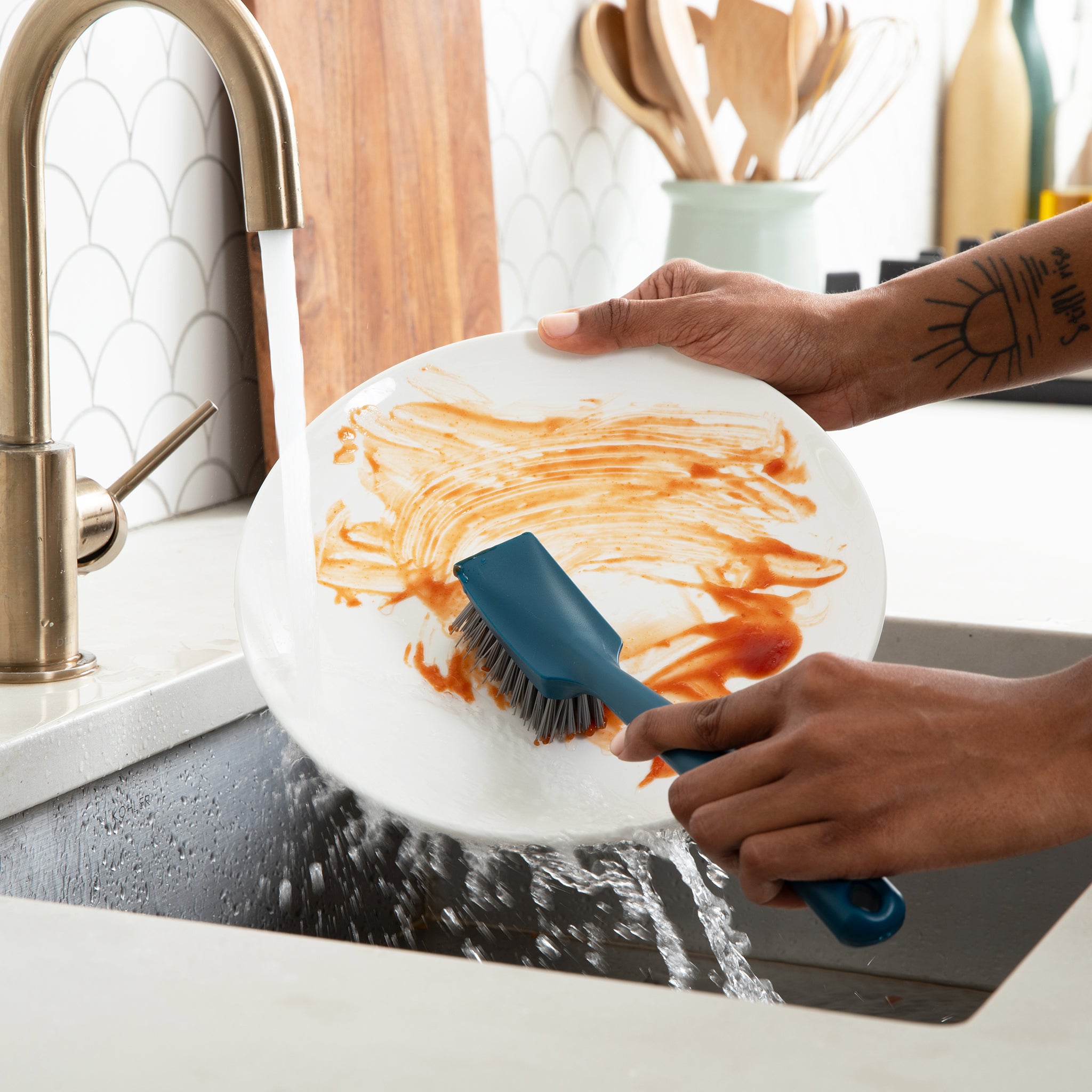 Full Circle Clean Ocean Dish Brush – Full Circle Home