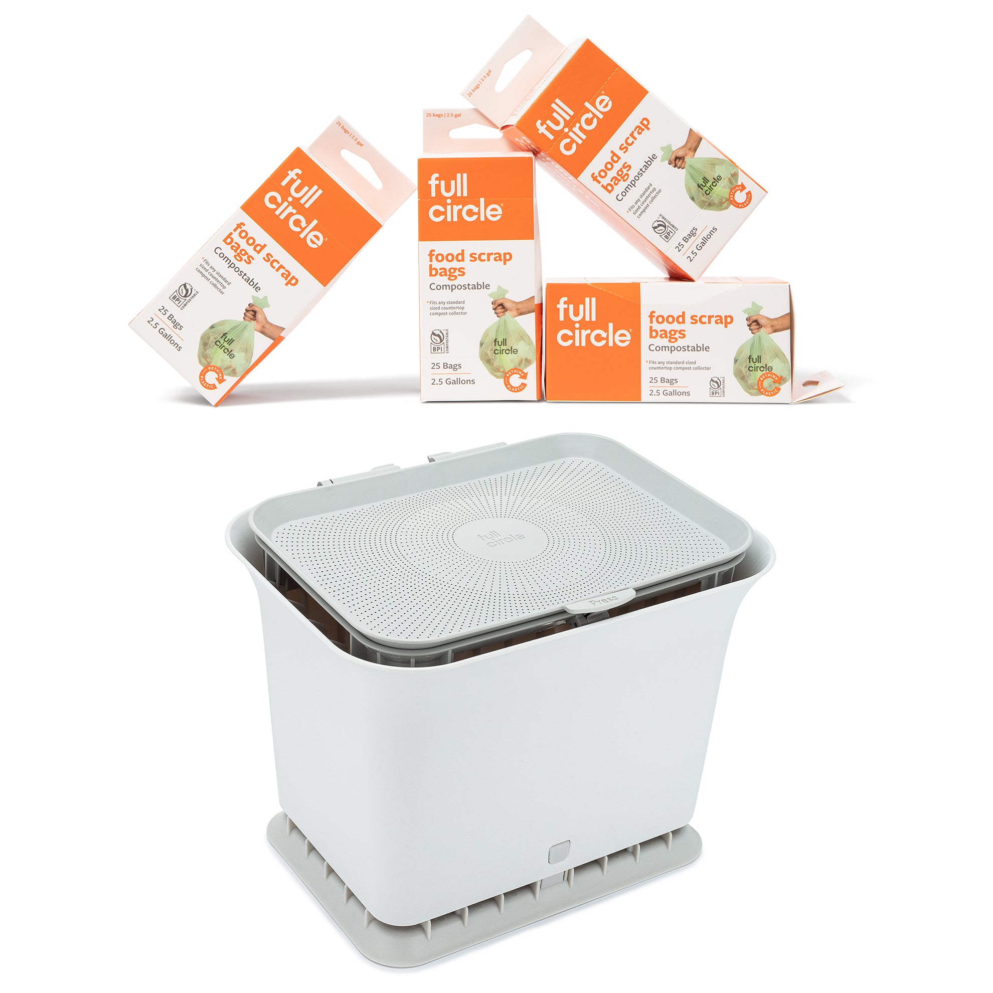 Compost Bin with Bags (100ct)