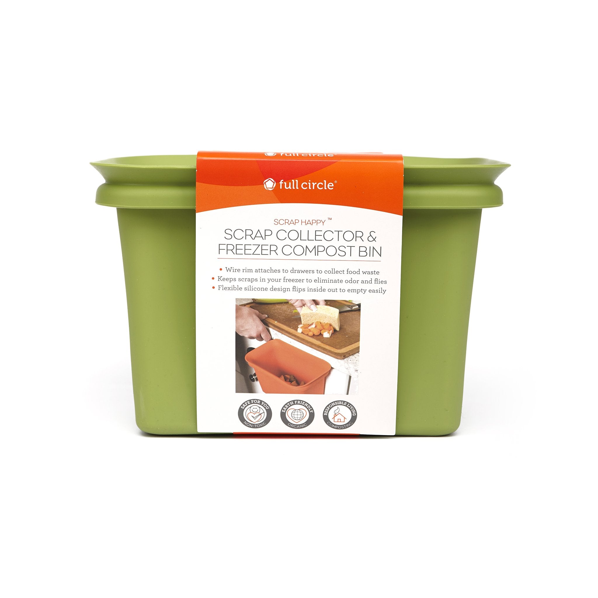 Full Circle Scrap Happy Food Scrap Collector Freezer Compost Bin – Full Circle