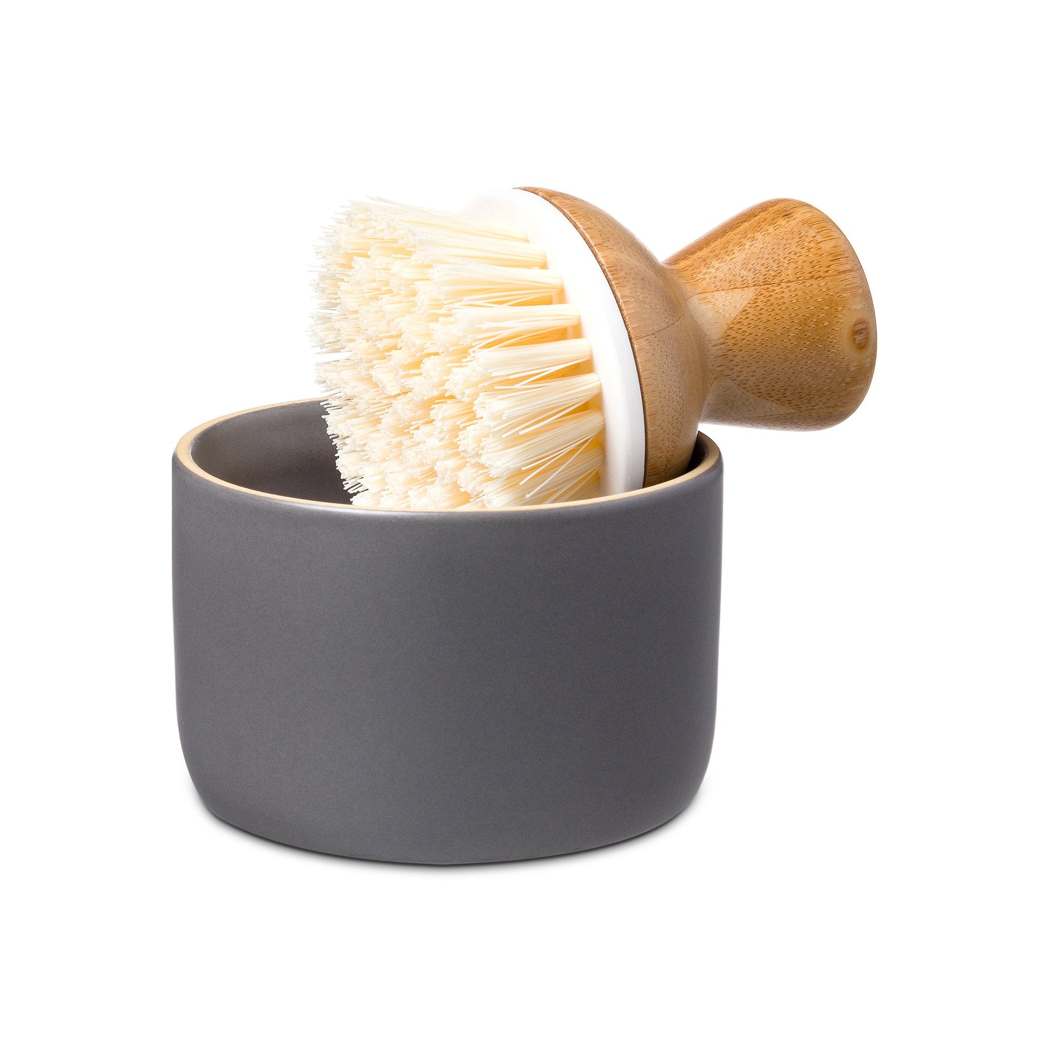 Refillable hand dish brush - With pump button