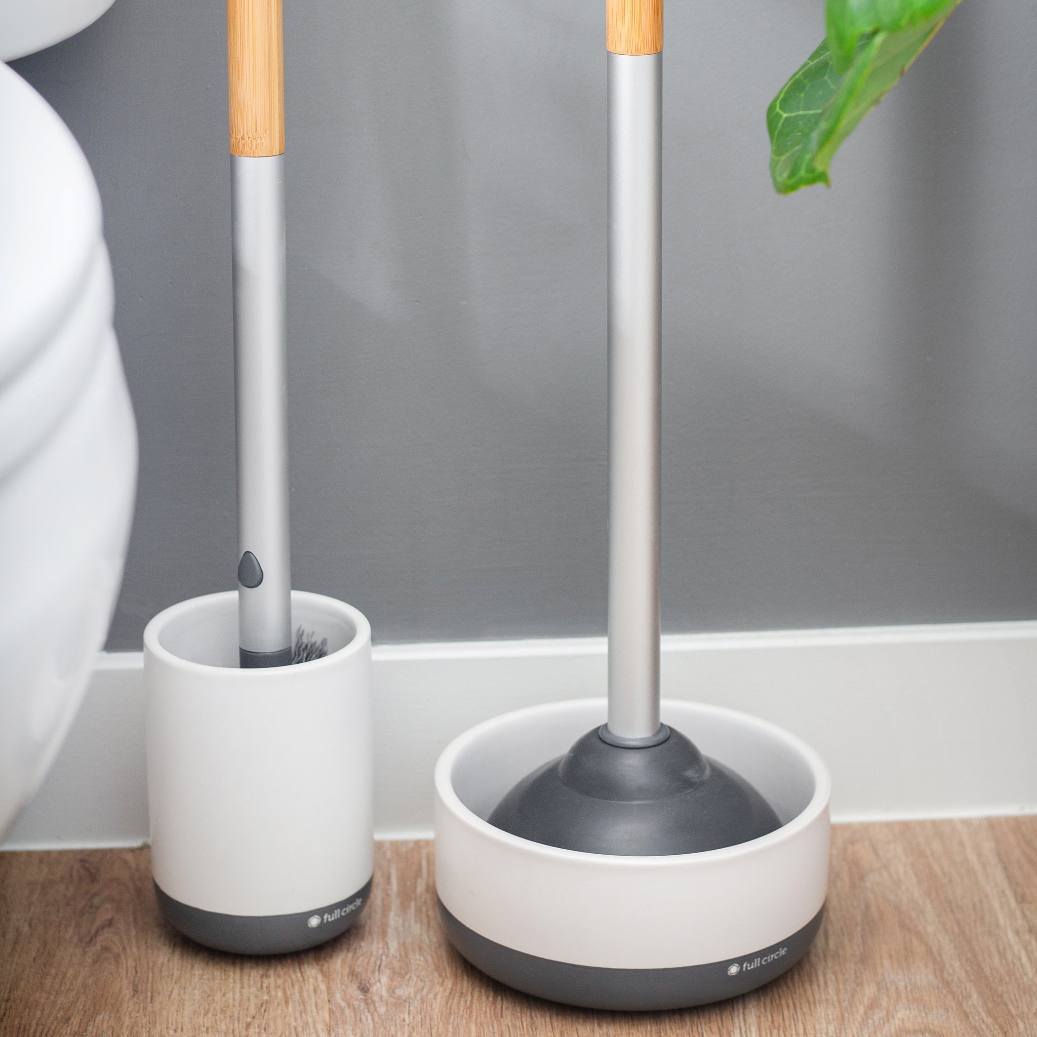 Full Circle Home Toilet Cleaning Set - Thumbnail 2