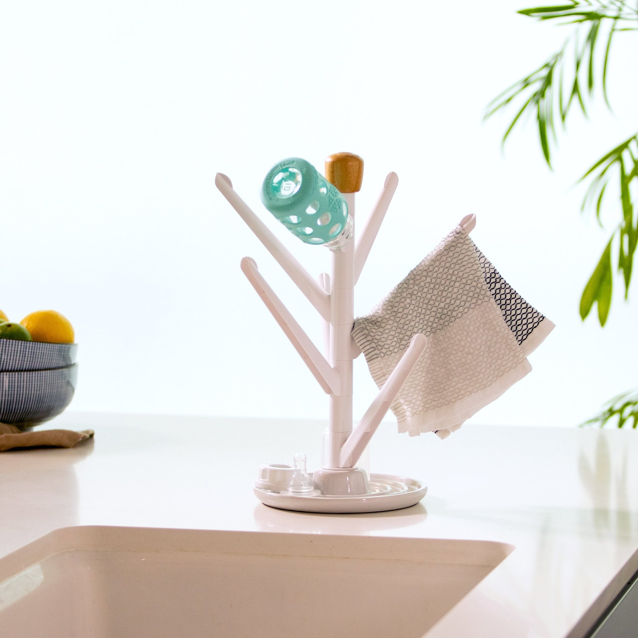 Branch Out Ceramic Recycled Plastic Drying Rack Full Circle Home
