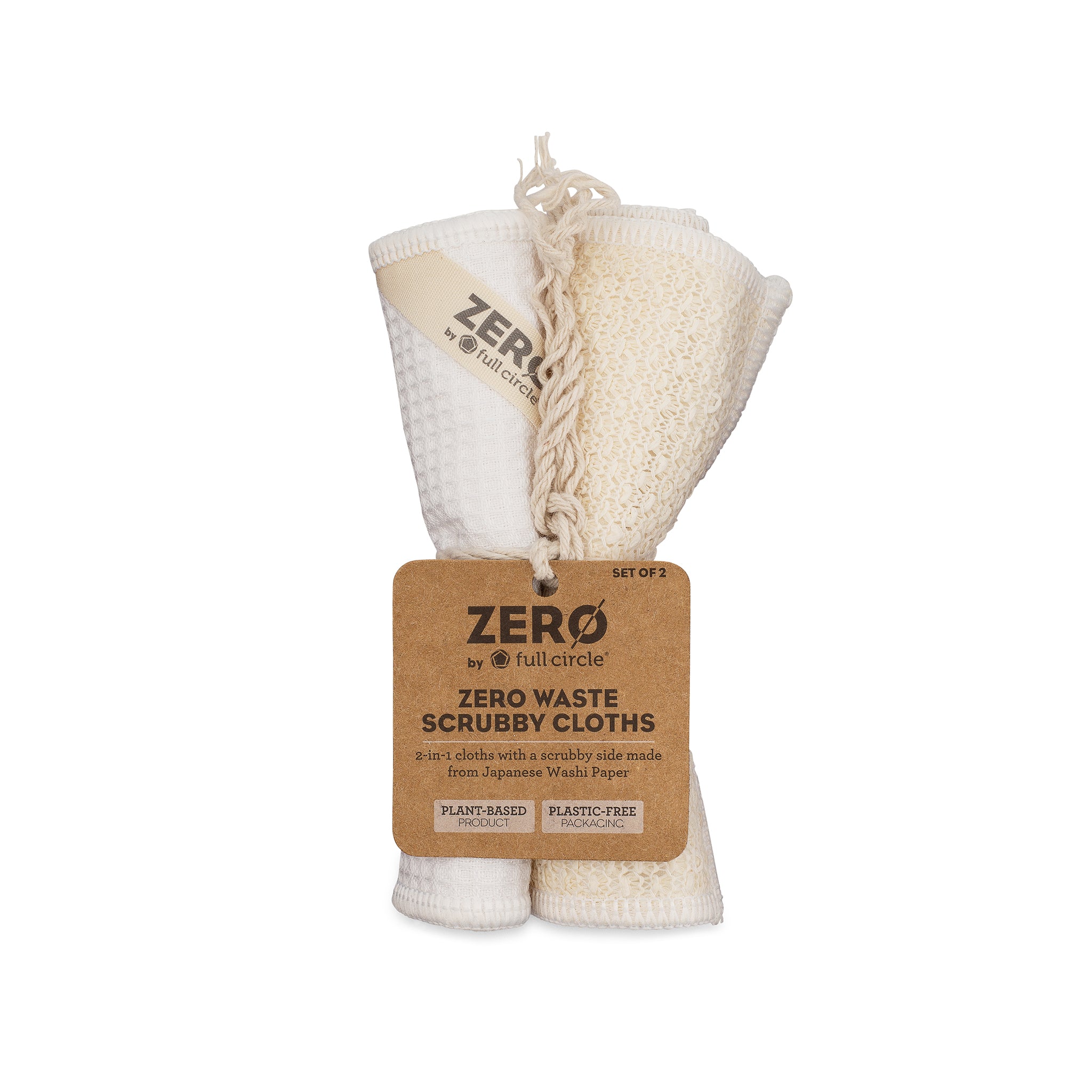 CareByMe Zero Waste Pure Care Products Reusable Facial Washcloth 100% GOTS Organic Cotton Danish Design