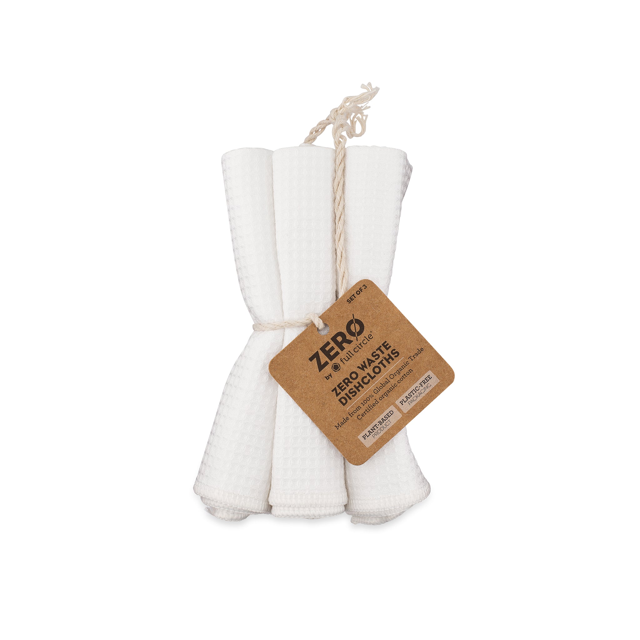 ECOUS] Cotton 100% SOCHANG Fabric Dishcloth 3P Set